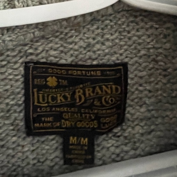 Men’s Lucky Brand Sweater size M - Picture 2 of 3